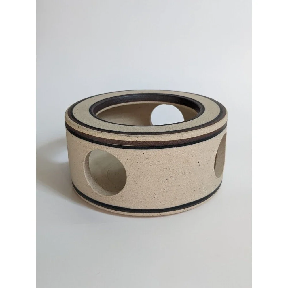 Vintage Hanne Stentøj Denmark Stoneware Candle Warmer Danish Modern MCM Pottery‎